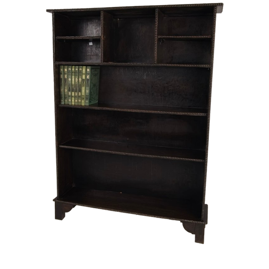 20th Century Open Bookcase With Bead Motif 1