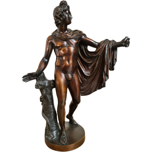 Mooi Bronzen Beeld Van Apollo Belvedere