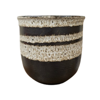West Germany Bloempot Bruin