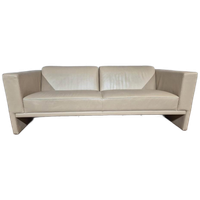 Leolux Trabacalo - 3 Zits Bank - Crème - Leder - Design