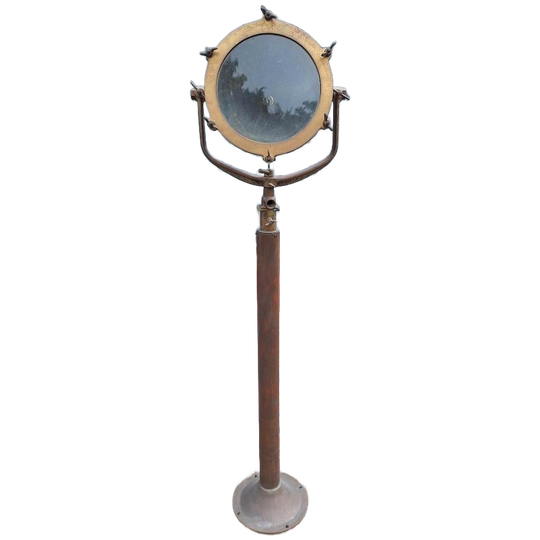 Pracht Antieke Scheepslamp, Schijnwerper Lamp, Zoeklicht. 1