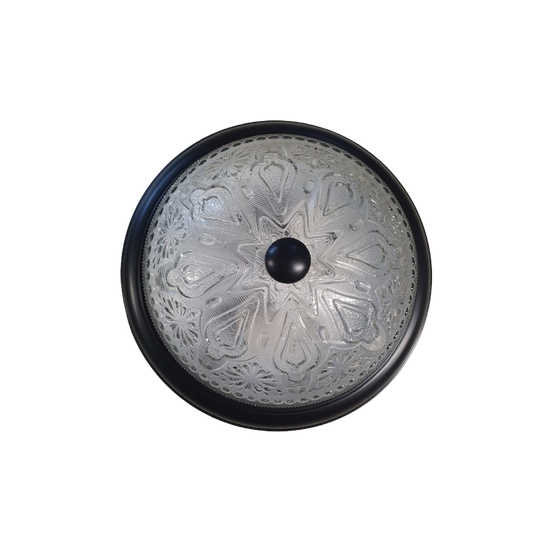 1898 Modern Transparant Plafonniere Plafondlamp. 1