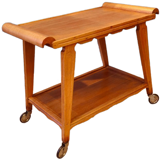 Vintage Serveerwagen Trolley Drankenwagen Bijzettafeltje Hout Tafel Tafeltje Bijzettafel 1