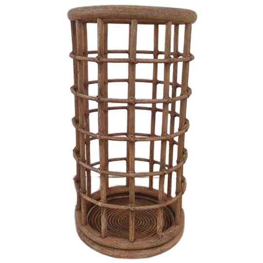 Mid Century Bamboo Rotan Paraplubak 1