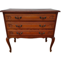 Vintage Queen Ann Ladekastje, Commode Dressoir Ladekast Nachtkastje 110
