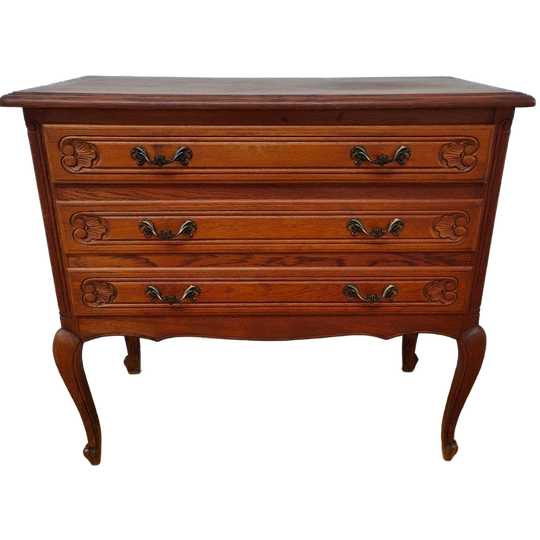 Vintage Queen Ann Ladekastje, Commode Dressoir Ladekast Nachtkastje 110 1