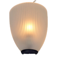 Vintage Micron Wandlamp Melk Glas Italy Design ‘80