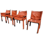 Mario Bellini Diner Chairs Cassina 1970’s Cab 412 & 413 thumbnail 1