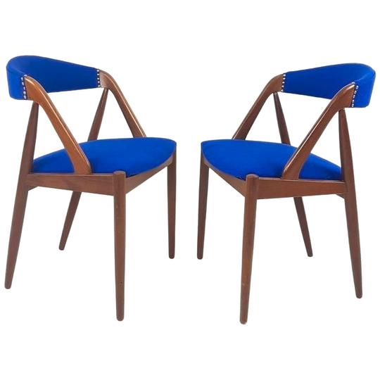 2 Teak Stoelen Model 31 Dining Chairs Kai Kristiansen Wol 1