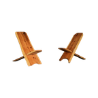 Vintage Stoelen | Palaver Chairs | Brutalist | Zweeds thumbnail 1