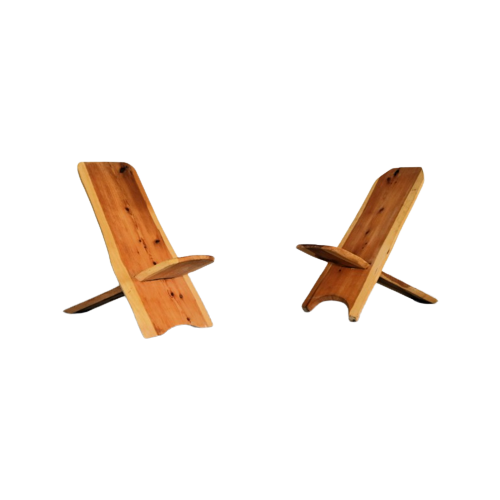 Vintage Stoelen | Palaver Chairs | Brutalist | Zweeds