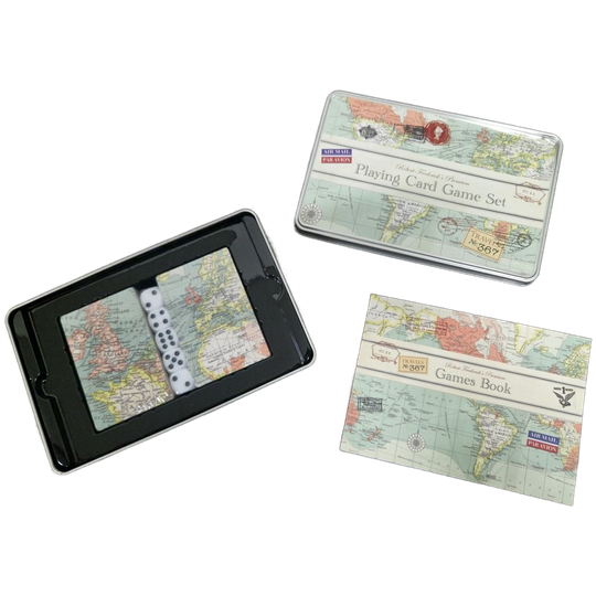 3 Stijlvolle Wereldbollen Giftset Speelkaarten 1