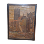 Fineer Houtsnede St. Laurenskerk thumbnail 1