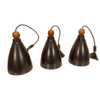 Set Van 3 Vintage Metalen Hanglampen thumbnail 1