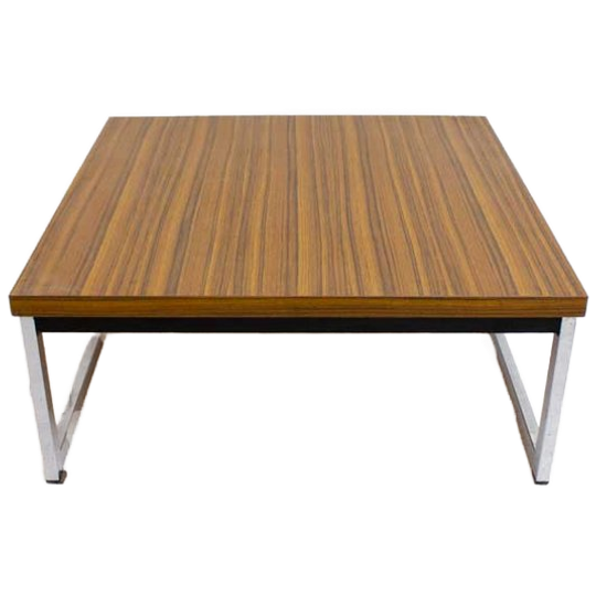 70s Vintage Salontafel 75 Cm Vierkant 1