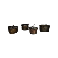 4 X Fireplace Bucket / Price Is For The Set