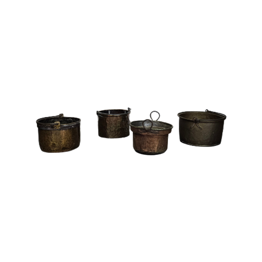 4 X Fireplace Bucket / Price Is For The Set 1