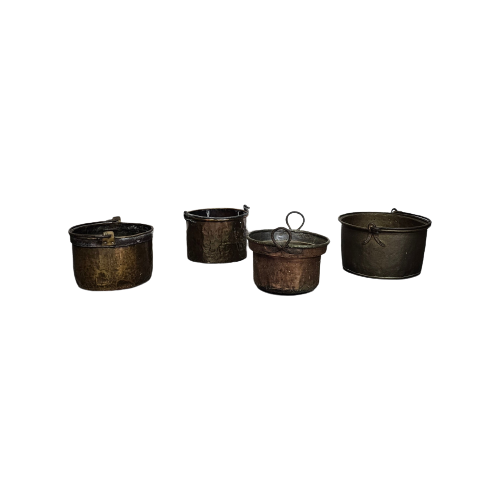 4 X Fireplace Bucket / Price Is For The Set