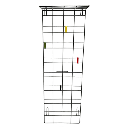 Vintage Wandkapstok ‘Toonladder’ – Zwart Draadstaal Pilastro 1