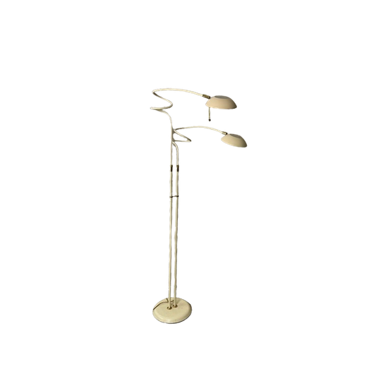 Zeldzame Vintage Mid Century Regency Vloerlamp, Herda 70's 1