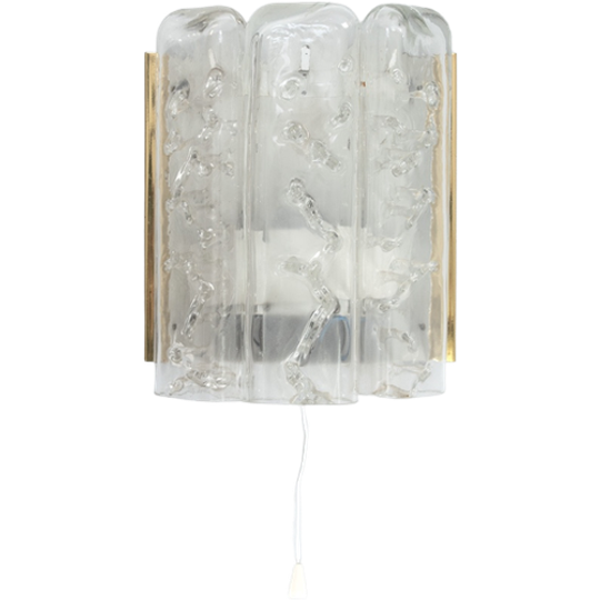 Doria Wandlamp Met Messing En Glas 69494 1