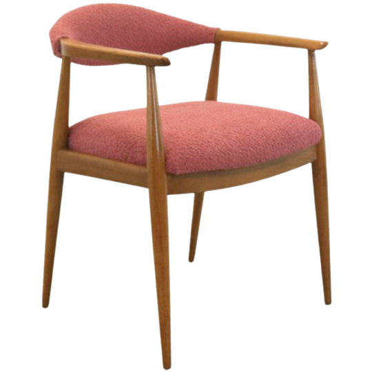 Vintage Casala Fauteuil 'Talwitz' Reupholstered Roze 1