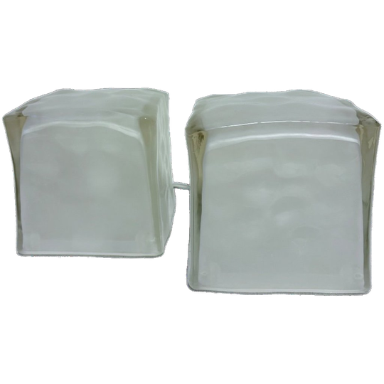 Set Vintage IKEA Iviken ‘melting Ice Cube’ Tafellampen 1