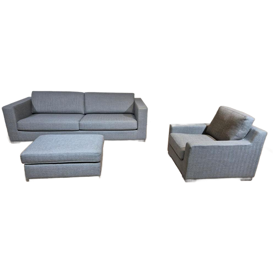 Bw - Complete Zithoek - 3 Zits Bank - Fauteuil - Hocker-zgan 1