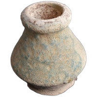 Oud-chinees Ming Aardewerk Geglazuurde Cosmetica Pot