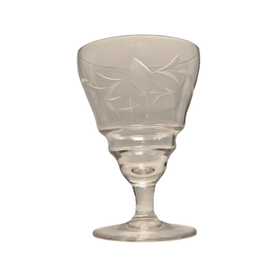 Borrelglaasje Geslepen Kristal. 1