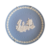 Blue Jasperware, Apollo Eleven Man On The Moon, Wedgwood Plate