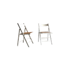 Mid-Century White Folding Dining Chair, Italy 1970S thumbnail 1