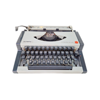 Vintage Olympia Traveller De Luxe Typemachine Met Koffer ‘70