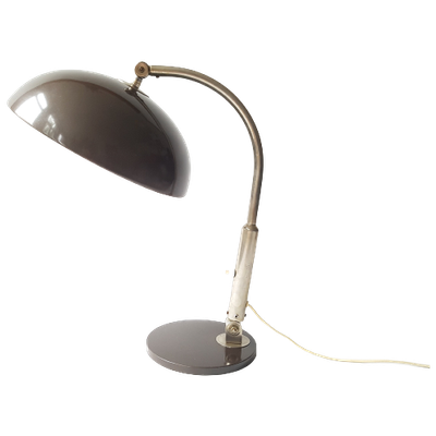 Hala Zeist Model 144 Bureaulamp, Grijs-Zilver, Metaal