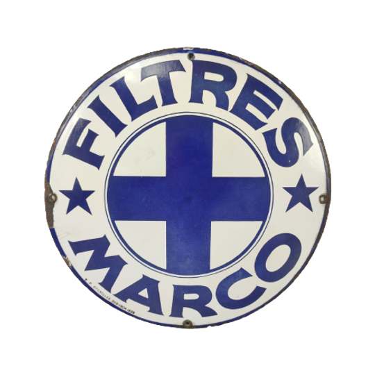 Emaille Bord Filtres Marco 1933 1