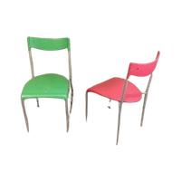 Set Van 2 Vintage Design Italiaans Stoelen Eetkamerstoelen