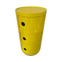 Anna Castelli Ferrieri For Kartell - Storage Unit ‘Componibili’ - Rare, Early, Yellow Edition