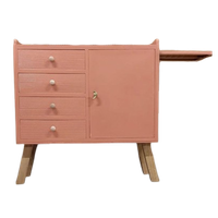 Vintage Unieke Commode Babykamer Terracotta