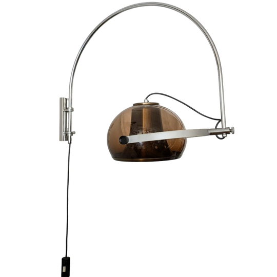 Vintage Dijkstra Verstelbare Wandlamp, Booglamp 1