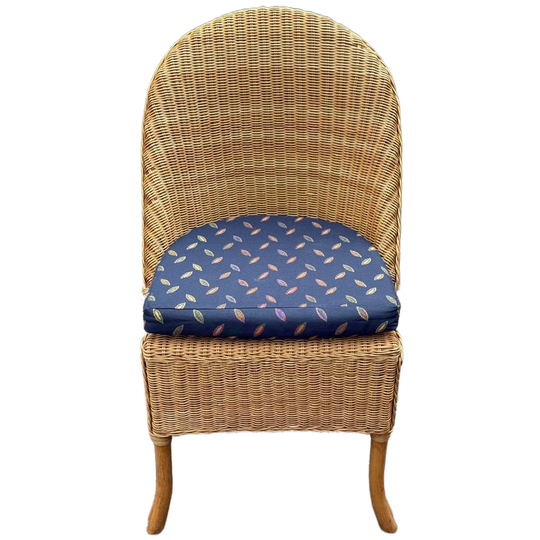 Wicker Rattan Chair With A Cushion 1