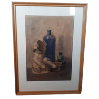 *stilleven Aquarel A J Ter Veld Schilderij