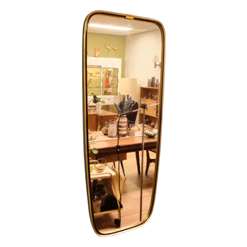 Vintage Wandspiegel Spiegel Mirror Messing Goud