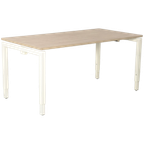 Solidesk Bureau, Bladkleur Naar Keuze, 160 X 80Cm , Hoogte Instelbaar Onderstel thumbnail 1