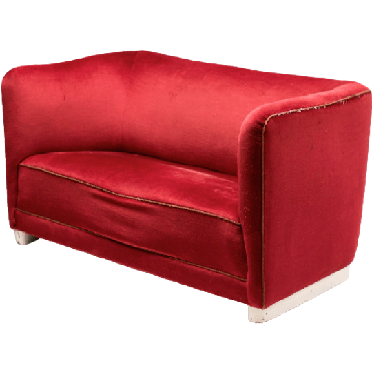 Ole Wanscher Curved Sofa From 1930’s 1