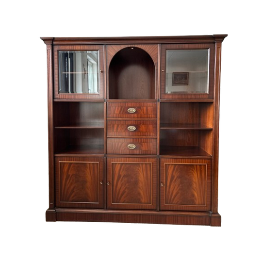 Vitrine Kast Mahonie 1