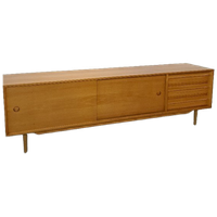 Lang Dressoir Met Lades En Ronde Grepen Tv Meubel