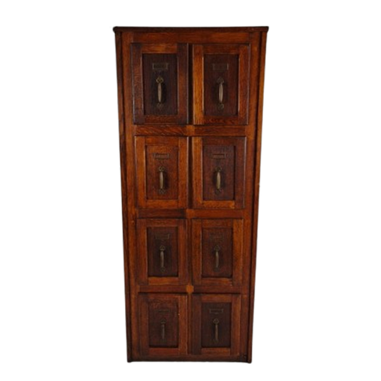 Antieke Eikenhouten Archiefkast – Ca. 1900–1920 1
