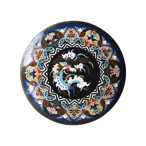 Japans Cloisonne Emaille Bord