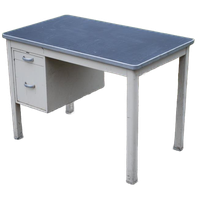 Vintage Klein Metalen Bureau Gispen