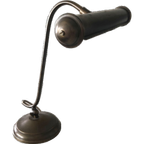 Leuke Vintage Metalen Bureaulamp Metaal Messing Kleur thumbnail 1